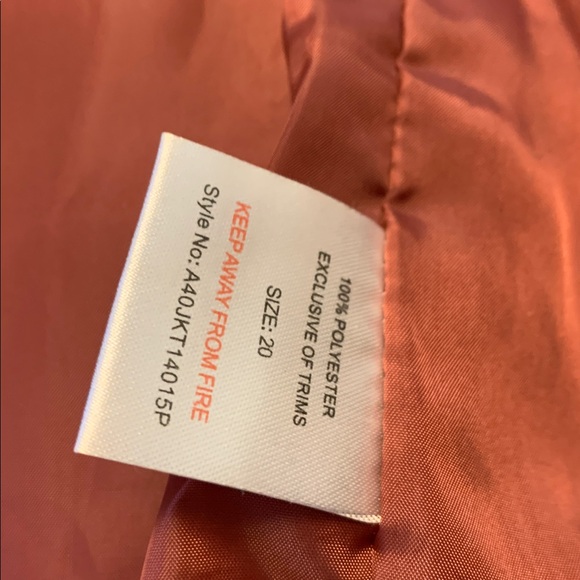 ASOS Curve Red Bomber Jacket - Picture 4 of 14